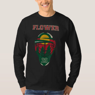 Camiseta Flor 29 Goalie Selvagem Fleury Minnesota Pro Ice H
