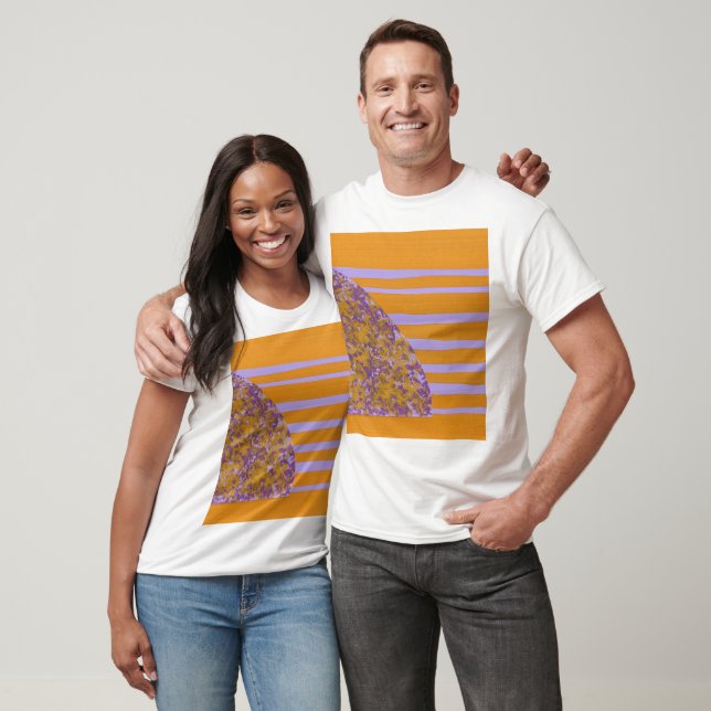 Camiseta Flor Amarela Roxa (Unissex)