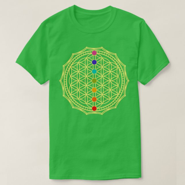 Camiseta Flor amarelo-vida 1 (Frente do Design)