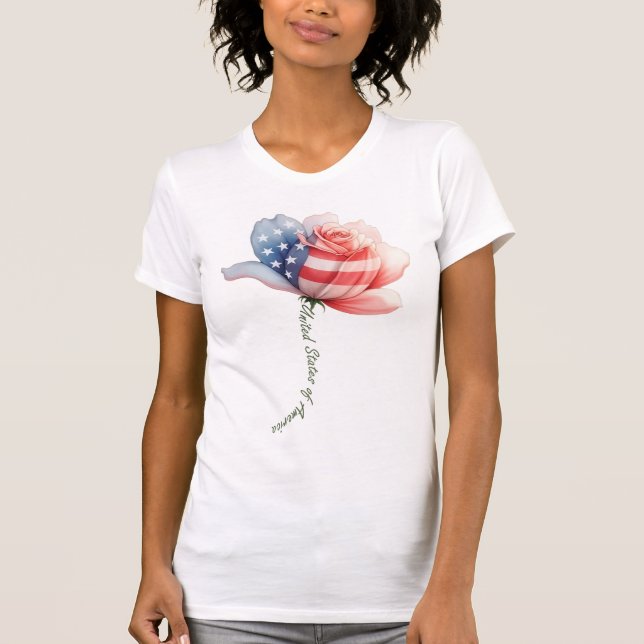 Camiseta Flor Americana (Frente)