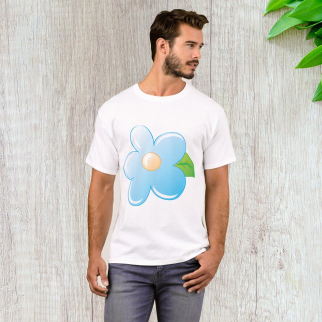 Camiseta Flor Azul (Criador carregado)