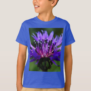 Camiseta Flor Azul Cornflower Flores Flores Flores Flores B