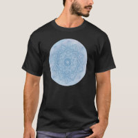 Flor Azul Menina bonito Zen Boho Lotus M