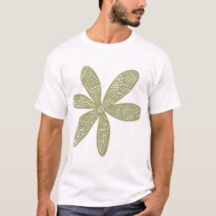 Camiseta Flor bonito - Khaki
