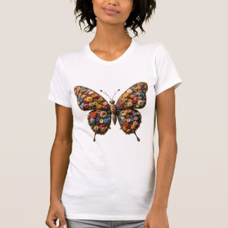Camiseta Flor borboleta