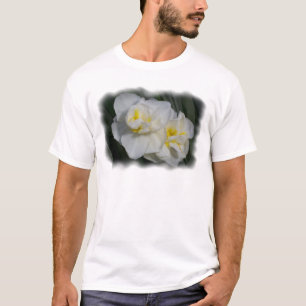 Camiseta Flor branca