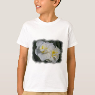 Camiseta Flor branca