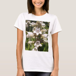 Camiseta Flor Branca