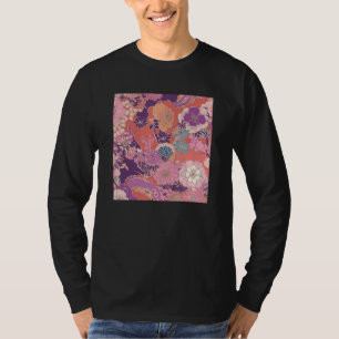 Camiseta Flor Cerejeira Japonesa Rosa Sakura Floral