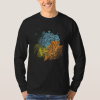 Flor Colorida Mandala Padrão Floral Branco 1