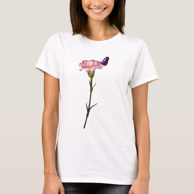 Camiseta Flor Com Asas (Frente)