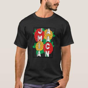 Camiseta Flor Cultural Tradicional do Patrimônio Jamaicano
