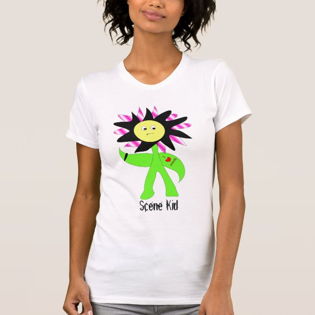 Camiseta Flor da cena (Frente)