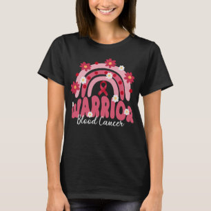 Camiseta flor da groové cancer guerreira arco-íris