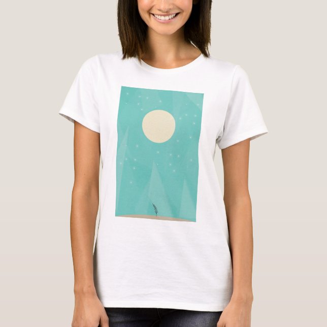 Camiseta Flor da lua (Frente)