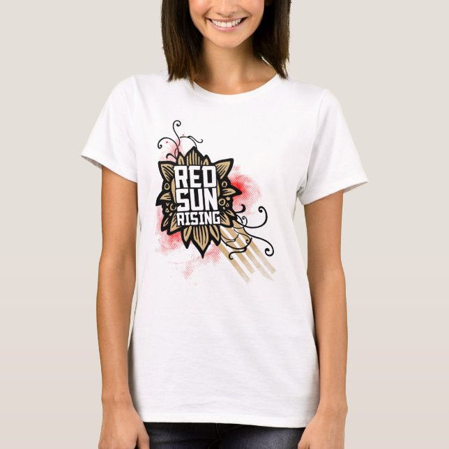 Camiseta Flor da menina de RSR (Frente)