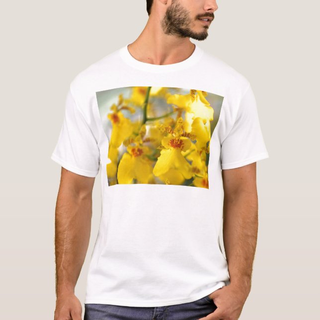 Camiseta Flor da orquídea (Frente)