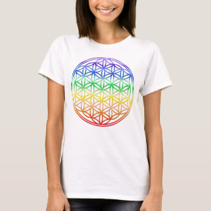 Camiseta Flor da parte superior de Flowy da vida