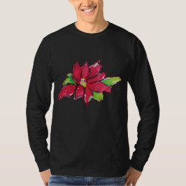 Camiseta Flor da Véspera de Natal