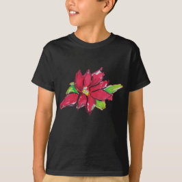 Camiseta Flor da Véspera de Natal