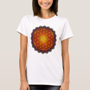 Camiseta Flor Da Vida - Apofílise Mandala I + suas ideias