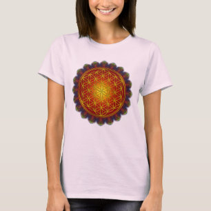 Camiseta Flor Da Vida - Apofílise Mandala I + suas ideias