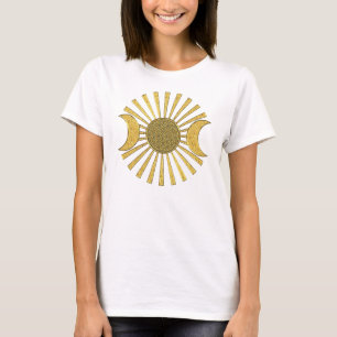 Camiseta Flor da vida com lua