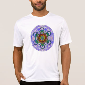 Camiseta Flor da vida/cubo de Metatron
