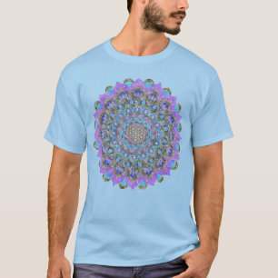 Camiseta Flor Da Vida - Estilo De Mandala Índia 2