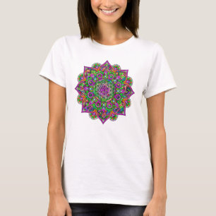 Camiseta Flor Da Vida - Índia Mandala 1