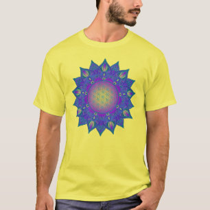 Camiseta Flor Da Vida - Índia Mandala 3