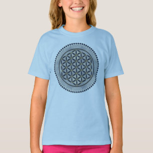 Camiseta FLOR DA VIDA - Símbolo Geometrie Sagrado Art 1