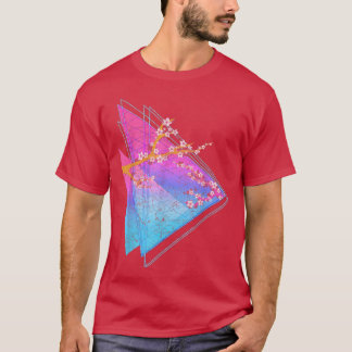 Camiseta Flor de 90 Art Sakura Flor Flor do Japão Cobra Vap