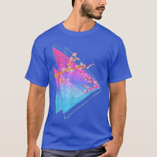 Camiseta Flor de 90 Art Sakura Flor Flor do Japão Cobra Vap