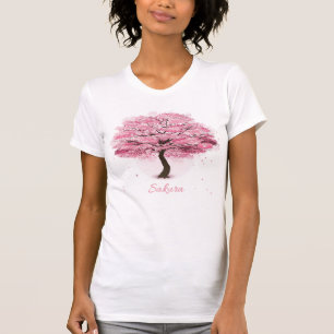 Camiseta Flor de Árvore Sakura