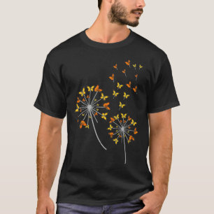 Camiseta Flor de Borboleta Incrível Monarca Dandelion Gift
