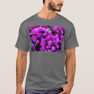 Camiseta Flor de bougainvillea roxa 3