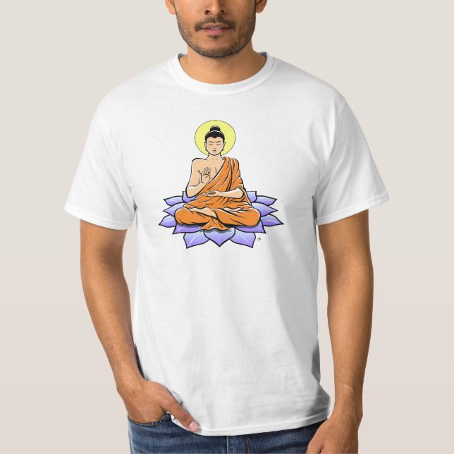 Camiseta Flor de Buddha Lotus (Frente)