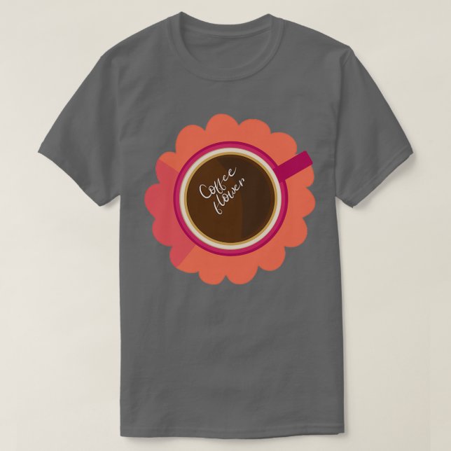 Camiseta Flor de café (Frente do Design)