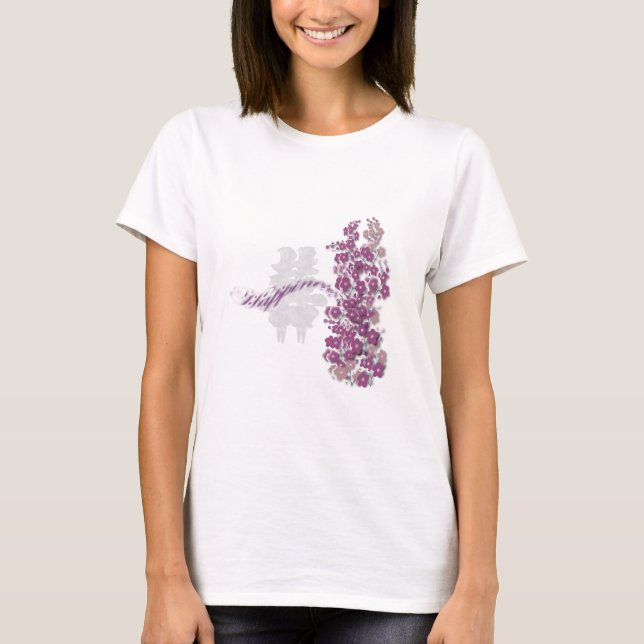 Camiseta flor de cereja (Frente)
