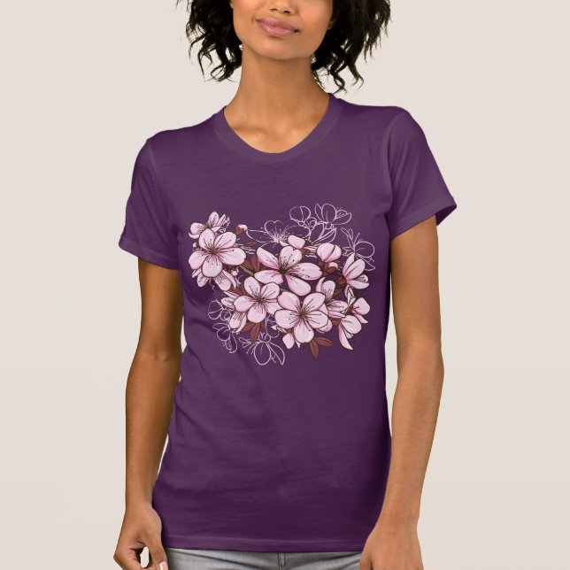 Camiseta Flor de cerejeira (Frente)