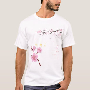 Camiseta Flor de Cerejeira Floresce Onde Você É Plantada