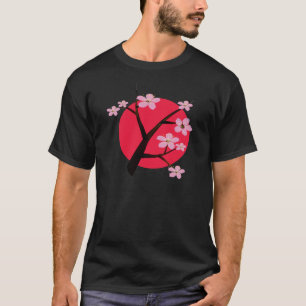 Camiseta Flor de cerejeira japonesa bonito