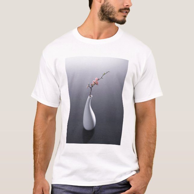 Camiseta Flor de cerejeira no vaso (Frente)