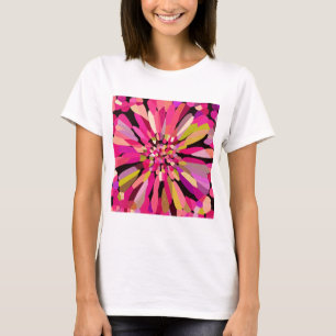 Camiseta Flor de Confetti Rosa
