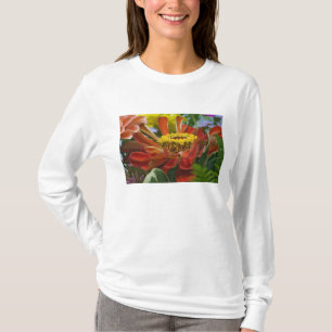 Camiseta flor de crisântemo