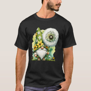 Camiseta Flor de Dente-de-Leão Para Mãe e Pai Hippie Engraç