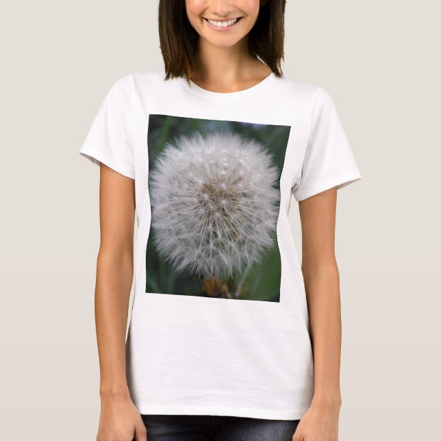 Camiseta Flor de Dente de Leão Semeando (Frente)