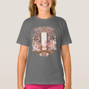 Camiseta Flor de flamingo