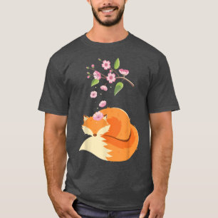 Camiseta Flor De Flor De Cerejeira Japonês Fo